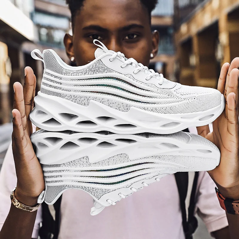 

Damping Holes Blade Cushioning Running Shoes Fashion Outdoor Jogging Sneakers Designer Sport Shoes Men Trainers Zapatilla Hombre