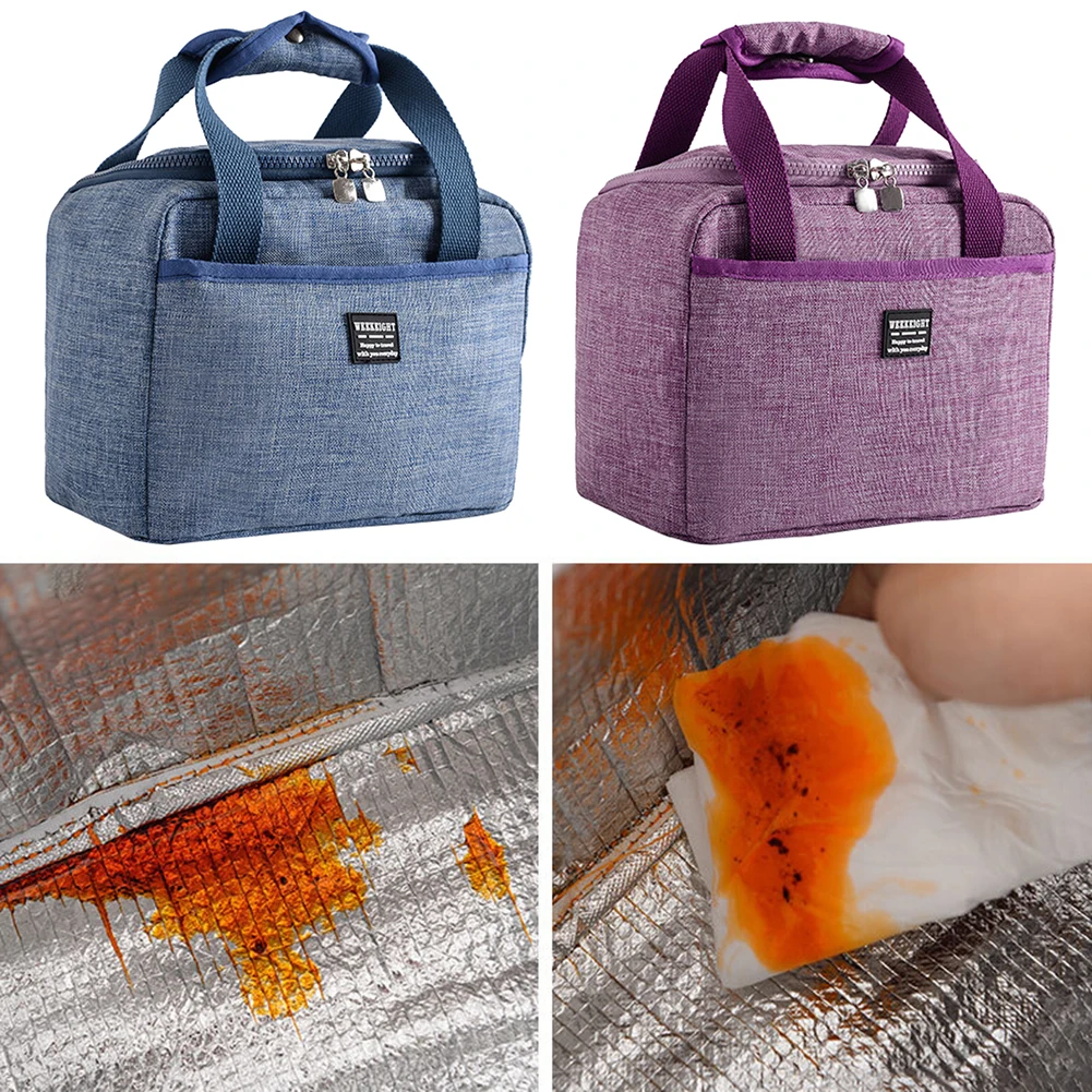 Водонепроницаемая термоизолированная коробка-сумка для обеда Bento Tote, сумка для хранения, сумки для еды