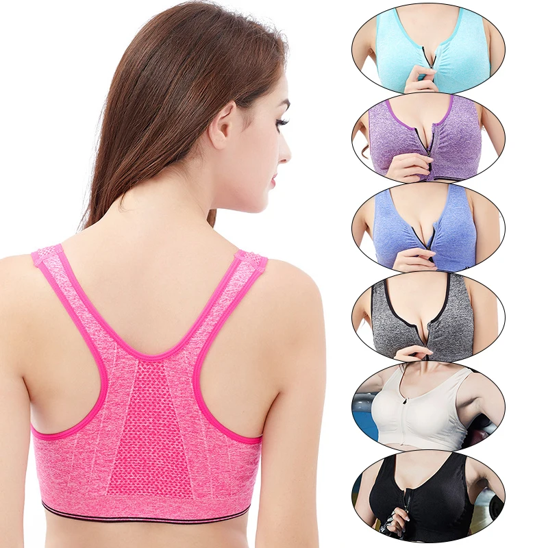 Женский спортивный пуш ап бюстгальтер ударопрочный дышащий для бега Спортивное