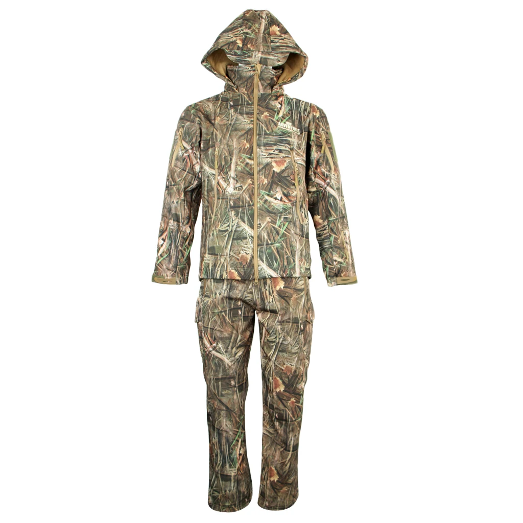 

Lightweight Hooded Camouflage Ghillie Breathable Hunting Suit Jacket & Pants Set