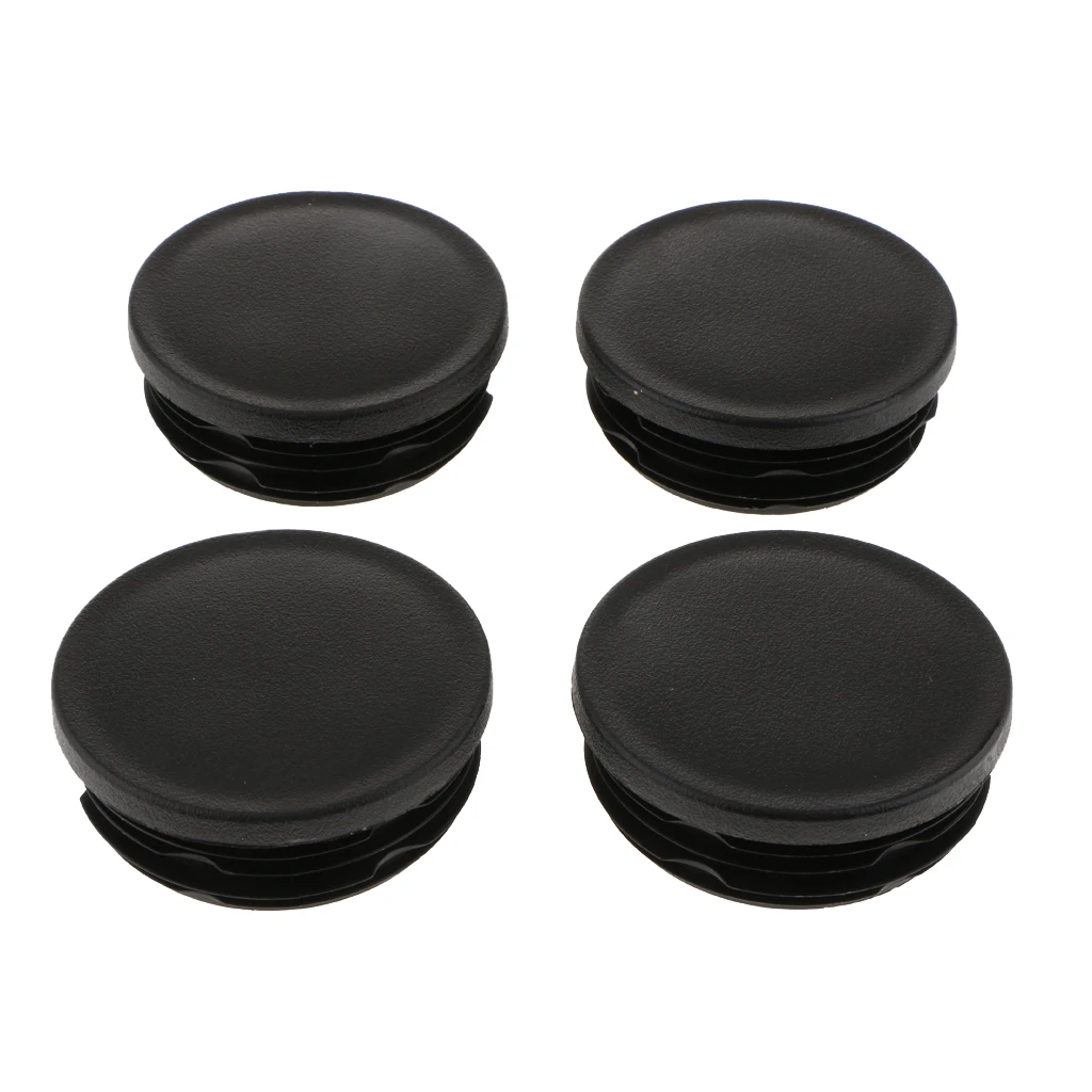 4pcs Heavy Duty Frame Hole Plug Set for 99-17 Chevy Silverado GMC Sierra 1500 Black