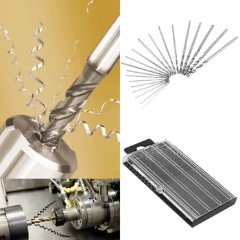 

20Pcs Mini HSS Micro High Speed Steel Twist Drill Bit Set Model Craft With Case Repair Parts 0.3mm-1.6mm