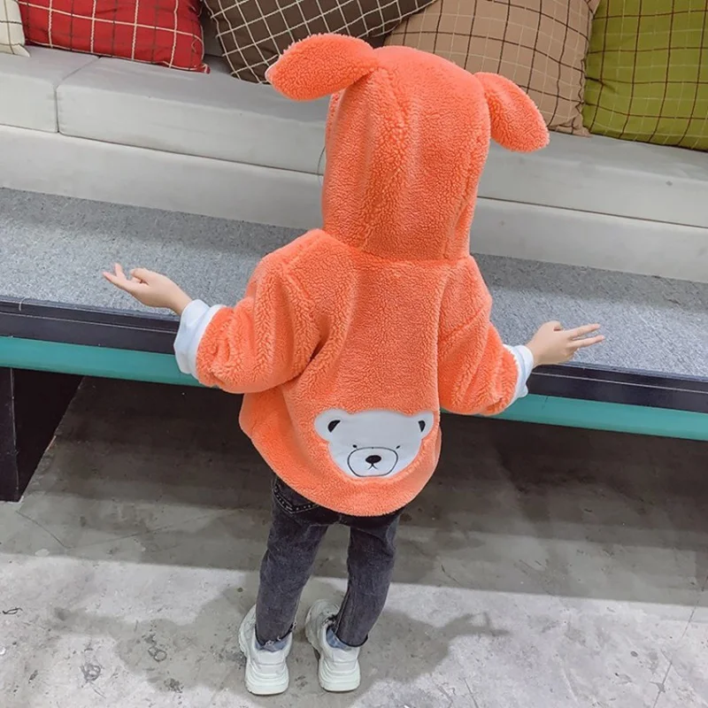 CROAL CHERIE Winter Parkas Kids Jacket For Girls Child Windbreaker Cute Animal Clothes For Boys Kids Girls Winter Coat (3)