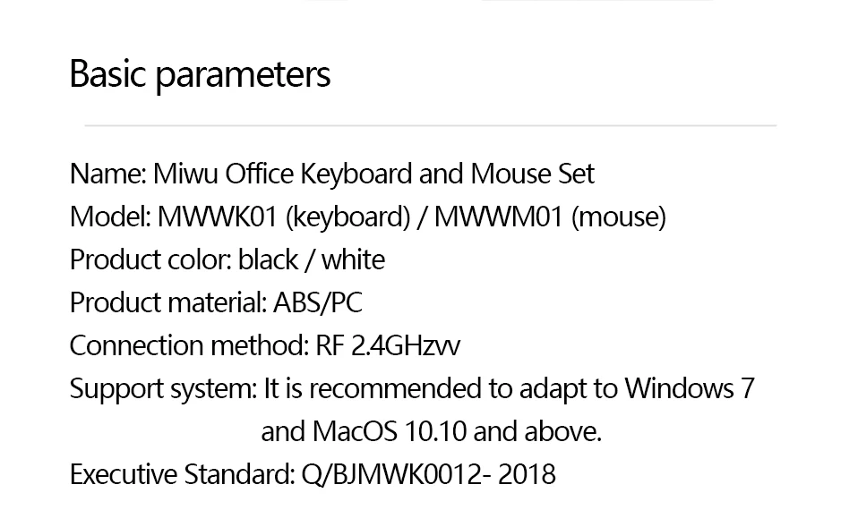 Xiaomi MIIIW беспроводной комплект офисной клавиатуры и мыши 104 клавиш 2,4 ГГц Windows PC MAC совместимая Портативная USB клавиатура