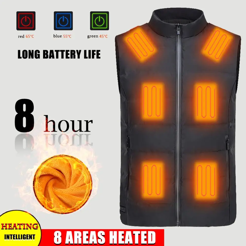 

Winter Warm women/men Jacket Heated Vest USB Heated Vest Electric Heating Jacket Body Warmer Heating Pad for Women Heating Vest