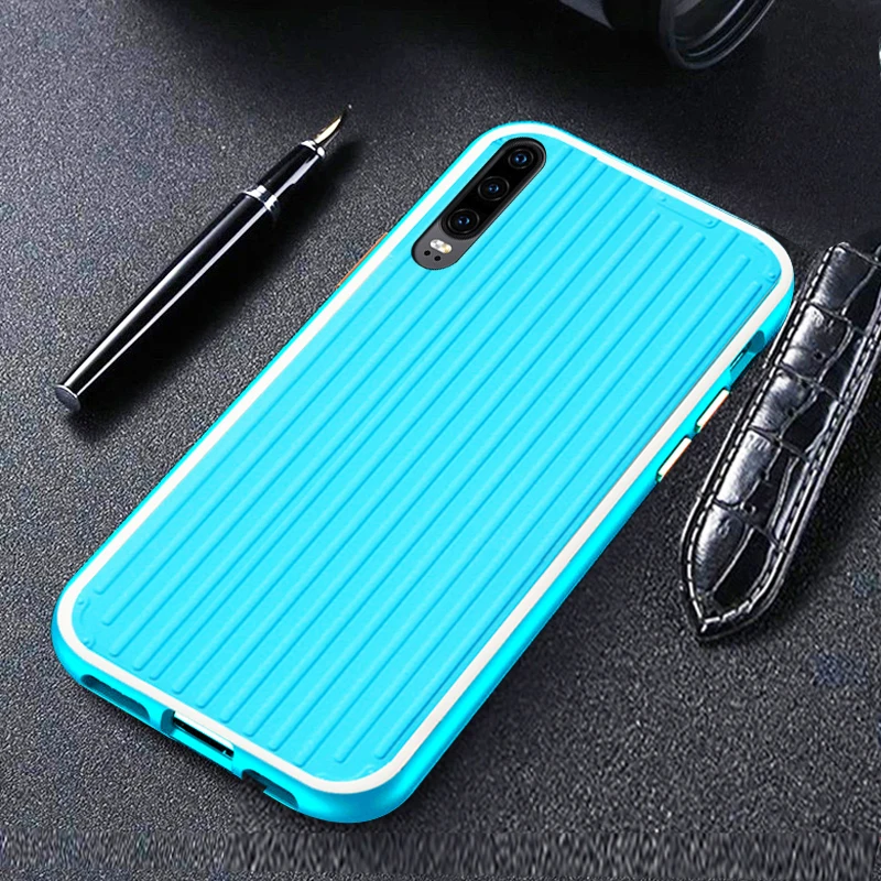 Изогнутый чехол для костюма, чехол, чехол, для HuaWei P30 Lite P30pro Pro Nova 4E, жесткий силиконовый 3D роскошный чехол для задней панели телефона s