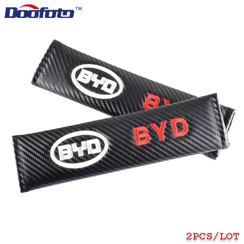 Doofoto 2x Накладка для ремня безопасности автомобиля BYD F3 F0 S6 F3R F 3 Аксессуары