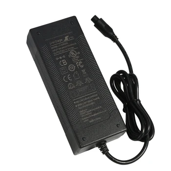 

3 Prong Inline Battery Charger 2A 42V LED Indicator Battery Charger Adapter Fast Charging For 3P Self Balancing Scooter UK Plug​
