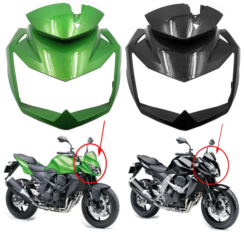 

Motorcycle Front Head Upper Nose Injection Unpainted Fairing For Kawasaki Z750 Z 750 2007 2008 2009 2010 2011 2012