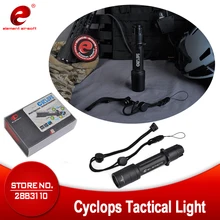 Красный лазер со светодиодом винтовка свет Циклоп лампа фонарик для страйкбола пистолет оружие Softair Фонарик светодиодный Военная новая версия EX194