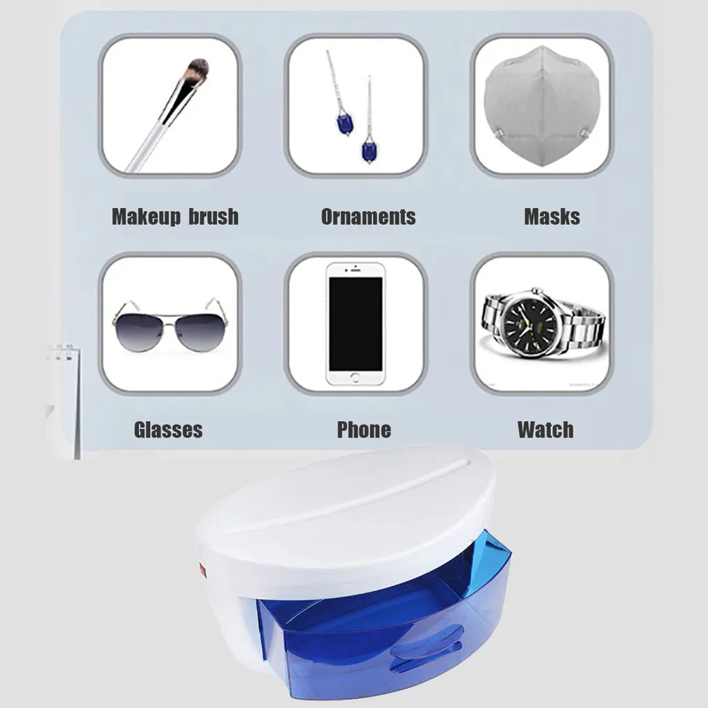 

UV Disinfection Cabinet Goggles Towel Mobile Phone Disinfection Machine Nonwoven Elastic Earloop Salon Mouth Face Masks 2020
