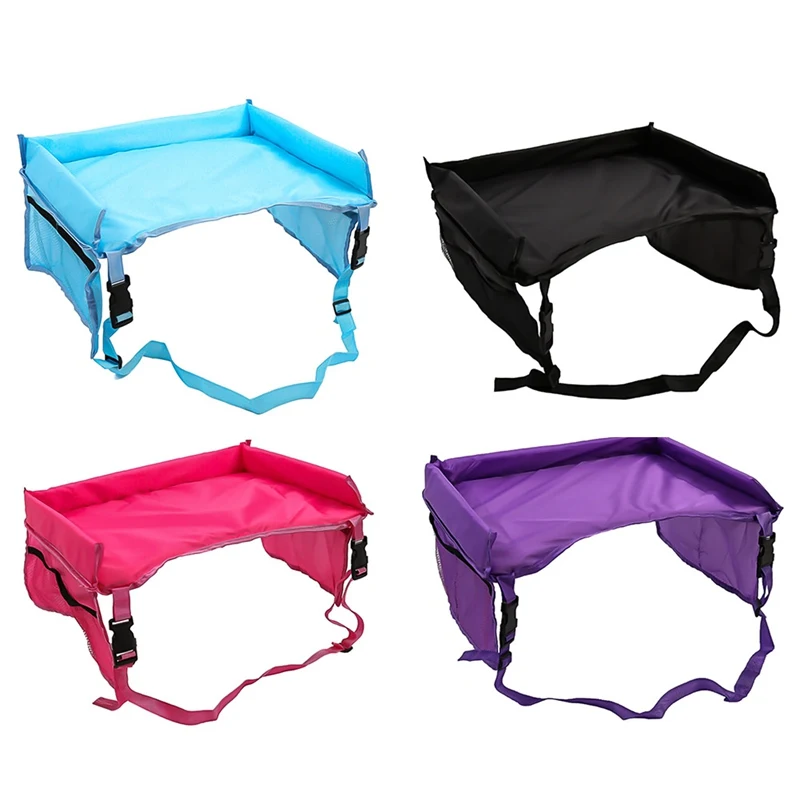 Waterproof Table Car Seat Tray Storage Kids Infant Stroller Holder for Children Dining Drink Table In-car
