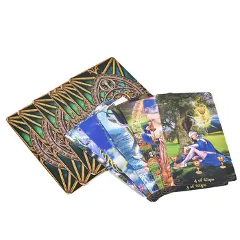 

78Pcs English Deck Tarot Illuminati Kit Tarot Cards Table Deck Games For Family Party Playing Card Board Game Entertainment Gift