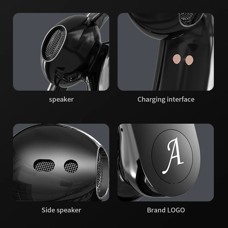 Беспроводные спортивные наушники Caletop Bluetooth гарнитура для бега Hi Fi TWS 8D звук