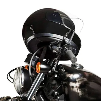 

Motorcycle Helmet Lock Telescopic Cable Anti-theft Combination Helmet Code Lock