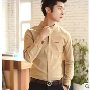 

Purchasing Agents Men Shirt Spring Clothing New Products Men Slim Fit Long-sleeved Shirt Men'S Wear Goods Foot