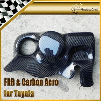 شراءاكسسوارات السيارات التصميم لتويوتا BRZ FT86 FRS PJDM نمط ألياف الكربون فلتر زيت التيار المتناوب مضخة درع لامع الألياف محرك جزء الكسوة