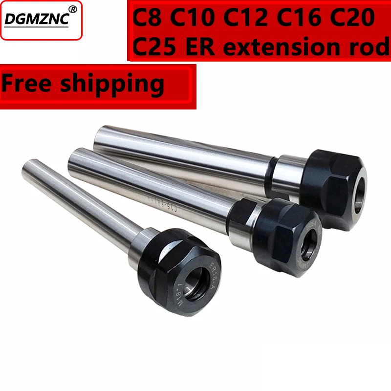 C12-ER11A-100L Collet Chuck Holder Straight CNC Milling Extension Rod C12-ER11A-100L Collet Chuck Holder Straight CNC Milling Extension Rod