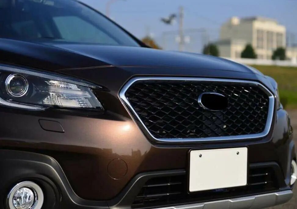 Модификация автомобиля автомобильные аксессуары Передняя сотовая сетка бампер спортивный гриль для Subaru Outback