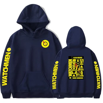 

Suitable Watchmen Hoodies Men Women Sweatshirts Hooded Harajuku Hip Hop Hoodie Watchmen boys girls Casual Popular blue pullovers