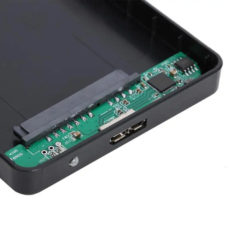 2,5 дюймов чехол для жесткого диска SATA USB3.0 USB2.0 HDD 5 Гбит/с Корпус для внешнего жесткого диска Высокая скорость поддержка 6 ТБ Внешний чехол для SSD, HDD