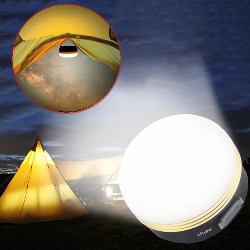 LED Camping Portable Tent Lamp Interior Design Lantern USB Rechargeable Power Rechargeable Light Sports&Amp; Outdoors Charger