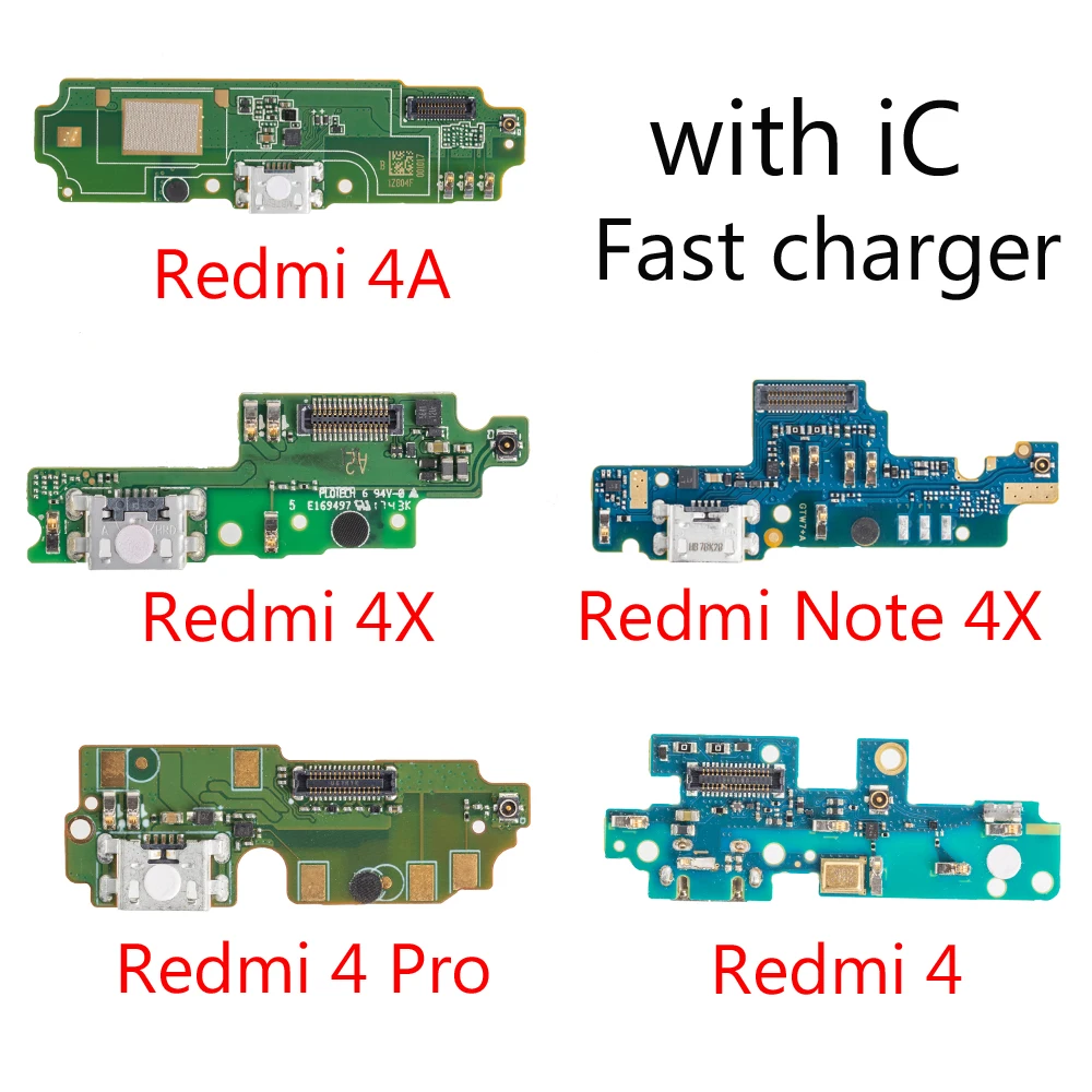 Зарядная плата для Xiaomi Redmi Note 4X USB микро зарядное устройство док-разъем микрофон