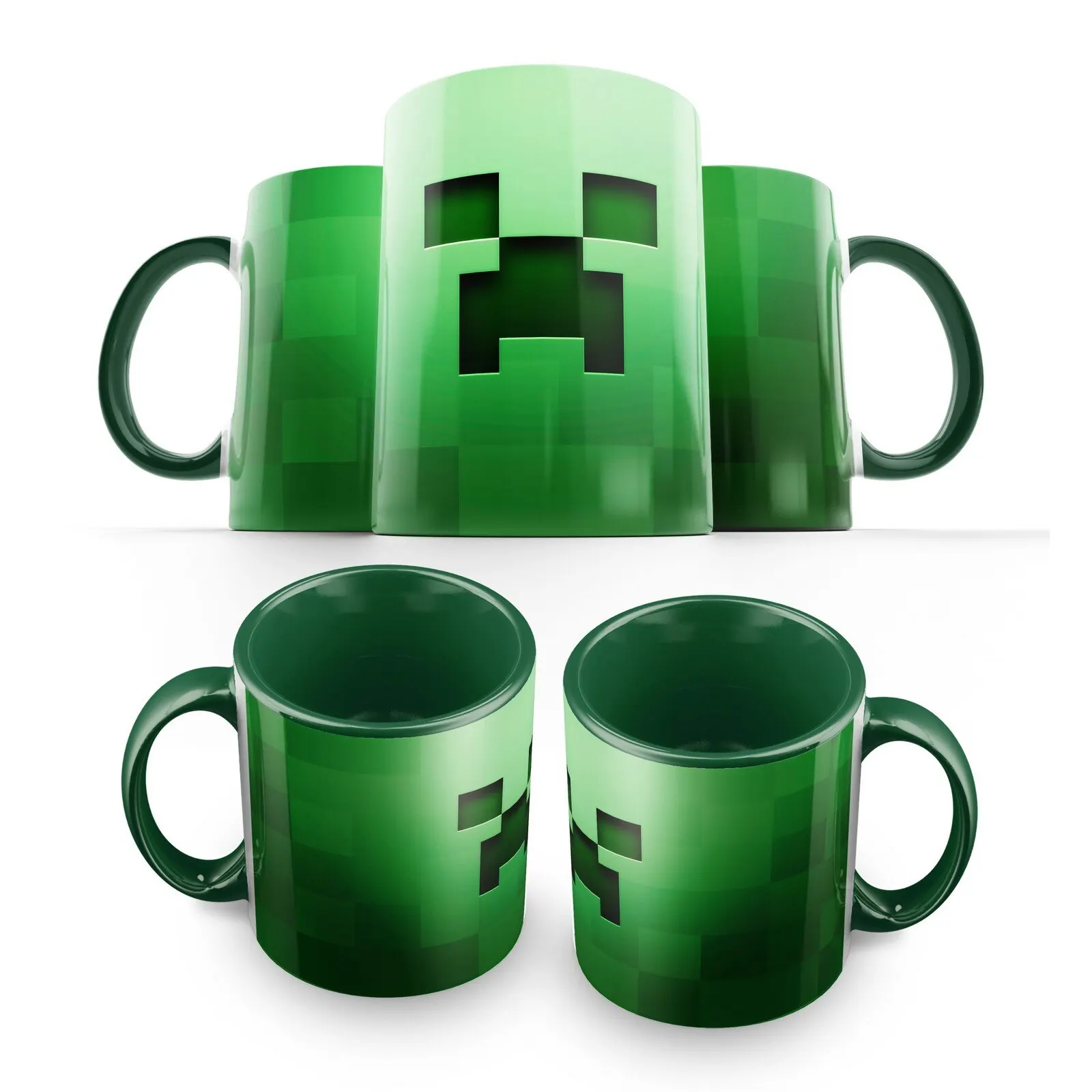 Minecraft Creeper Face Mug 