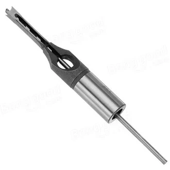 

1pc 10-16mm Square Hole Mortiser Drill Bit Woodworking Mortising Chisel Arc Design Sharpen Wood Square Hole Drilling Tool
