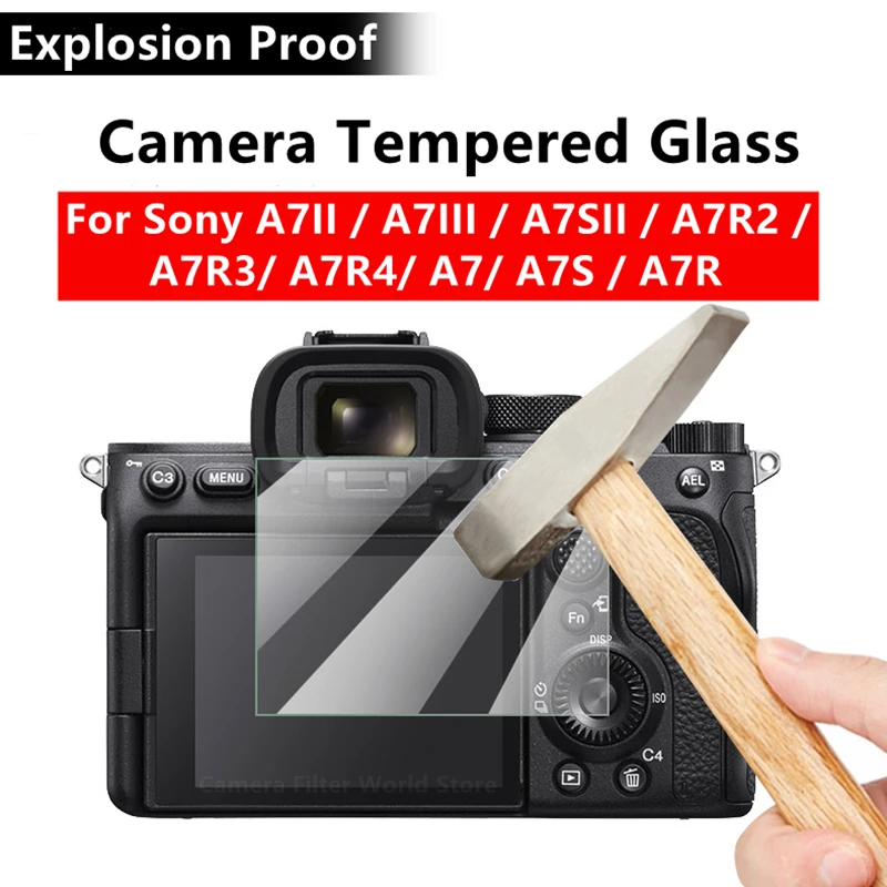 Tempered Glass Screen Protector 9h For Sony A7 Series Camera A7R4 A7R3 A7R2