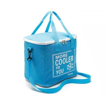

Storage Fashion Zipper Carry Cooler Picnic Oxford Cloth Outdoor With Handles Lunch Bag Aluminum Foil Practical Large Capacity