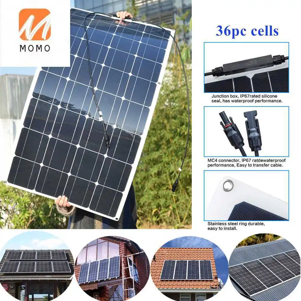 Solar Panel 320W 640W Solar Cell Power Bank RV Van Battery Charger System  18V Solar Panel Kit Complete For Home Outdoor Camping - AliExpress