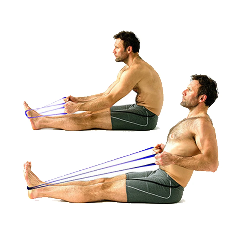 Многофункциональное устройство для фитнеса с силиконом Elastisch Trekkoord Hoge Kwaliteit Gelei Kleur Yoga Экстра ралли стрейч Riem