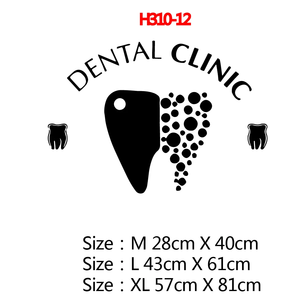 Dentist Tooth Vinyl Wall Stickers Teeth Decals For Living Room Dental Shop Decoration Hospital Dentist Store Wallstickers 