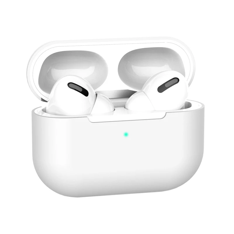 Силиконовый чехол, защитный чехол для Apple AirPods Pro, TPU, Bluetooth наушники, мягкий силиконовый чехол для Air Pods 3, защитный чехол s - Цвет: White