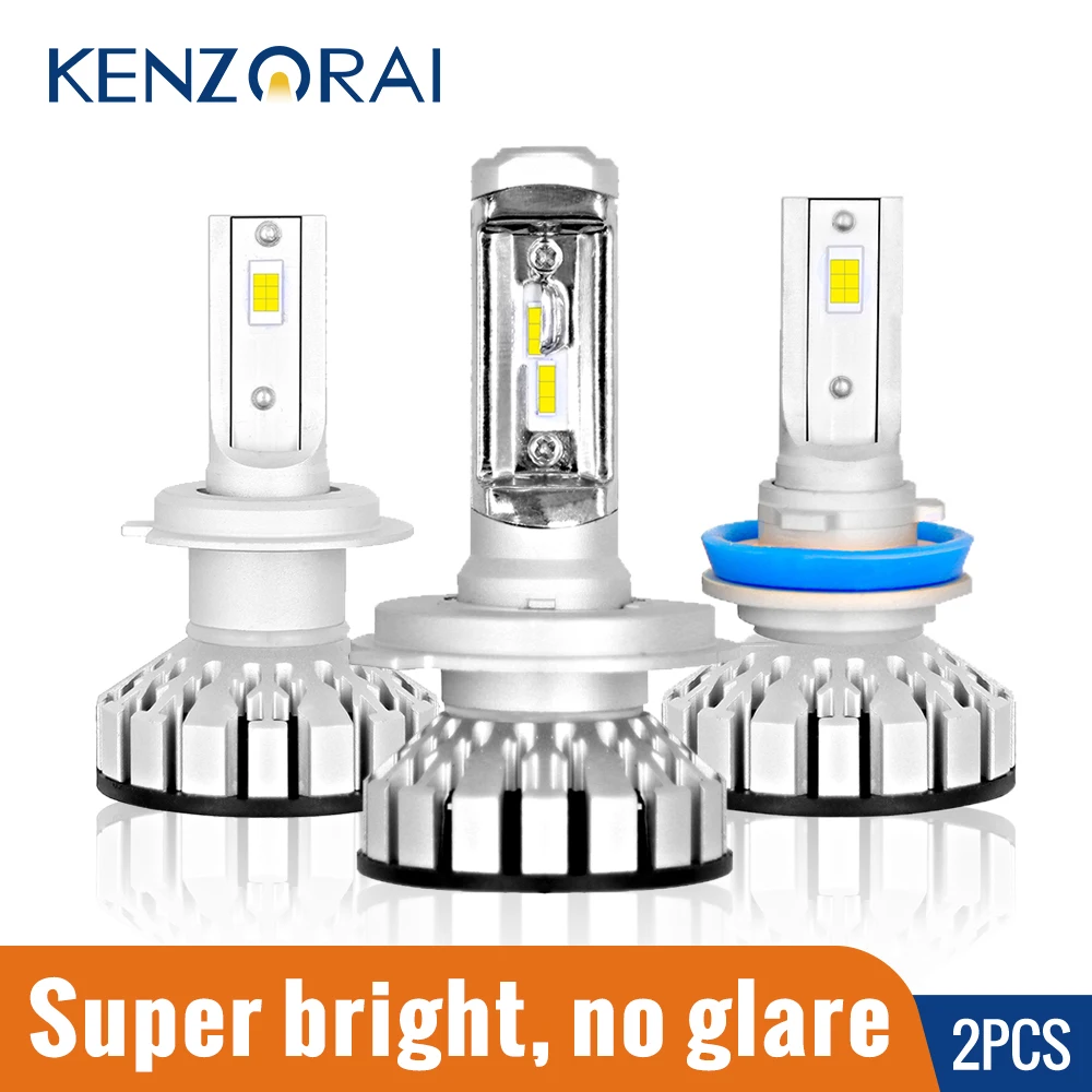 

2pcs Super Bright 12000LM Car Headlight Bulb LED H1 H3 H4 H7 H8 H11 9005 HB3 H10 9006 HB4 9012 80W 12V 6000K LED Car Light Bulbs