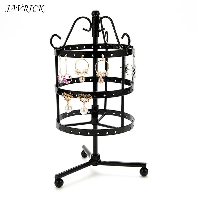 

Necklace Jewelry Holder Three-layer Circular Rotating Earrings Display Stand