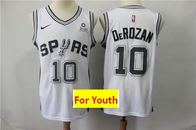 Baskeball San Antonio Tim Duncan Parker David Robinson lamarcos Aldridge Manu Ginobili DeMar DeRozan женские Молодежные Трикотажные шорты - Цвет: As photo