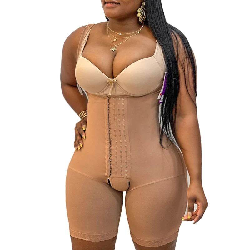 thong shapewear Post Liposuction Fajas Colombianas Reductora Front Closure Hook-Eye Double High Compression Waist Trainer for Charming Curves best tummy control shapewear Shapewear