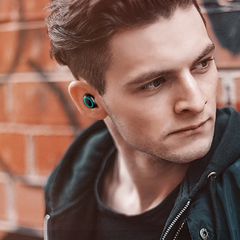 Tws Ipx7 водонепроницаемый Bluetooth 5,0 Наушники Hi-Fi настоящие беспроводные наушники мини-прессованное управление Стерео наушники с зарядной коробкой головки