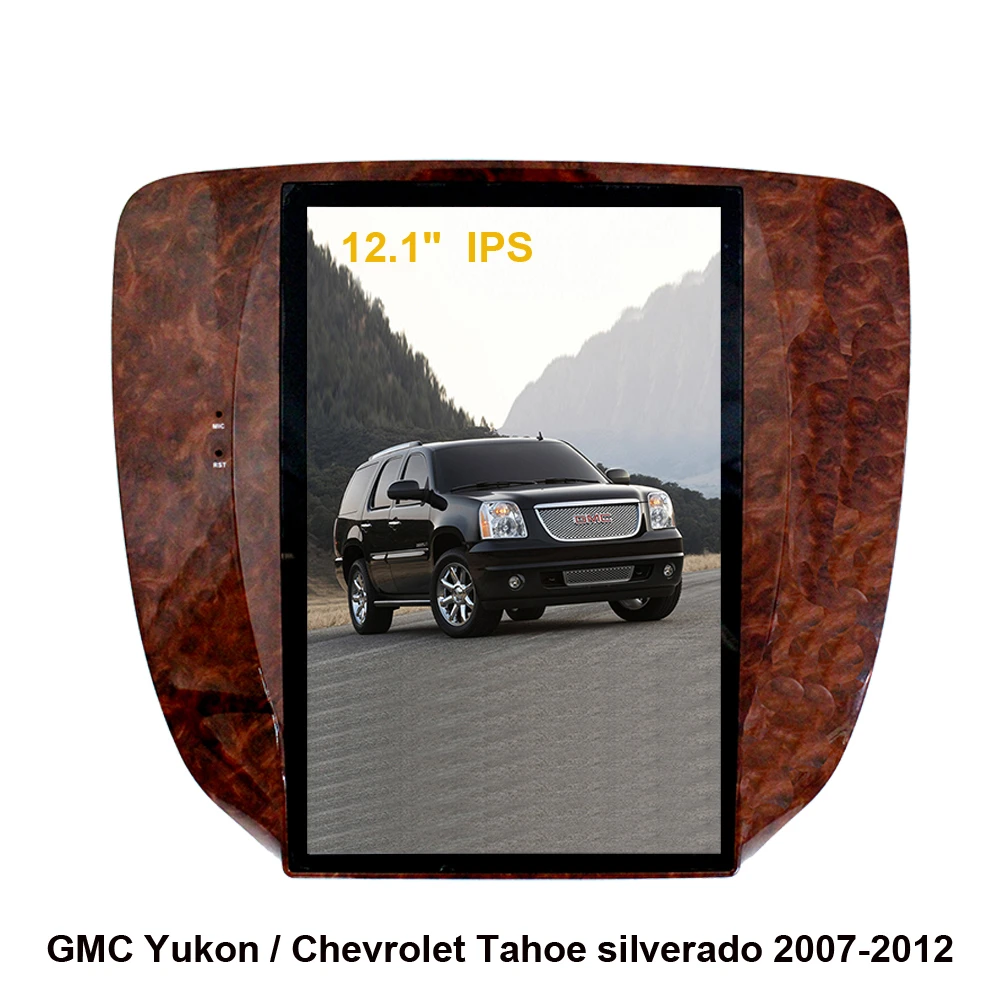 Автомобильный GPS-навигатор в стиле Tesla Android 9 0 для GMC Yukon/ Chevrolet Tahoe/Chevrolet silverado 2007-2012