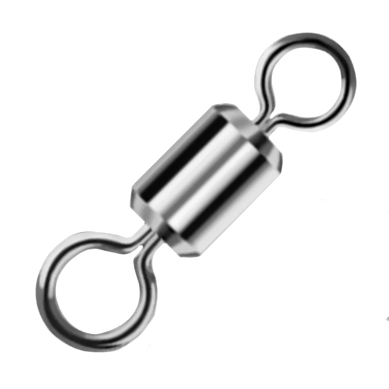 Ardea 30PCS/Lot Ball Bearing Swivel Solid Rings Fishing Connector Ocean Boat Fishing Hooks Quick Fast Link Connector