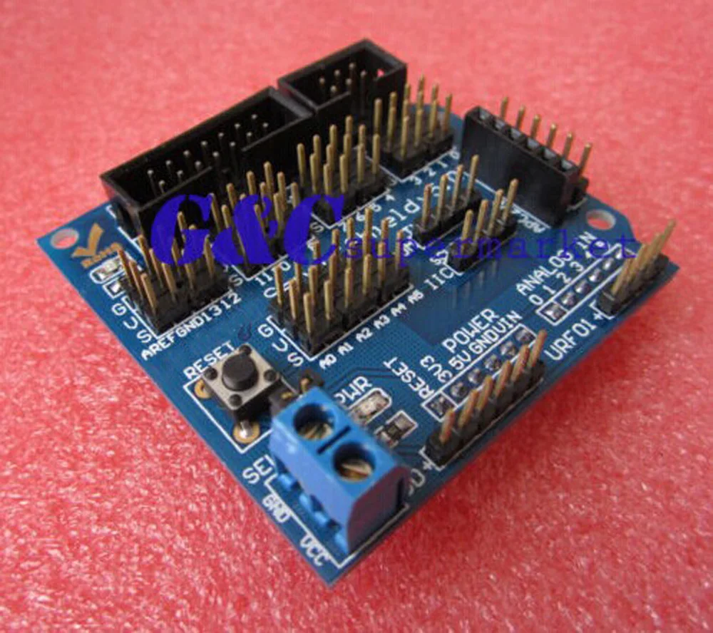 

1PCS MEGA Duemilanove Sensor Shield V5 Digital Analog Module diy electronics