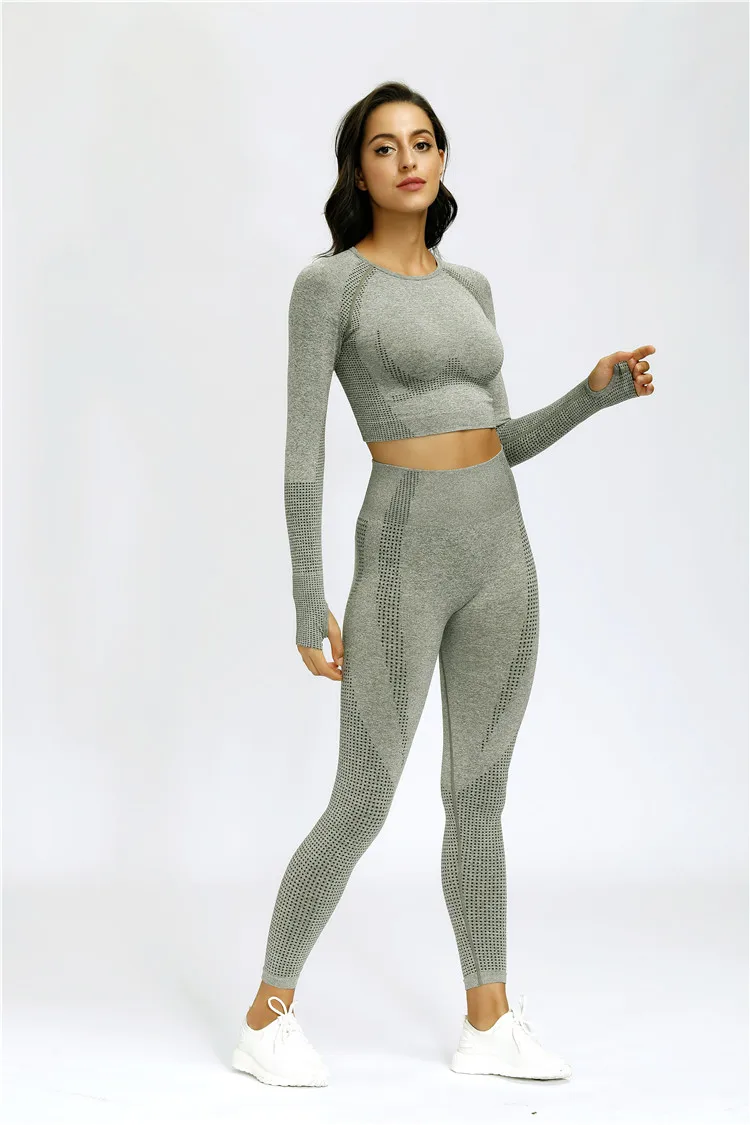 Sports Suits For Women Sportwear Workout Clothes Outfit Woman Suit For Fitness Gym Sport Set Women's Vital Seamless Tracksuit