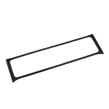 

Car Black Carbon Fiber Console Air Vent Outlet Decor Cover Trim 32 x 8.6 cm Fit For Ford Mustang 2009 2010 2011 2012 2013