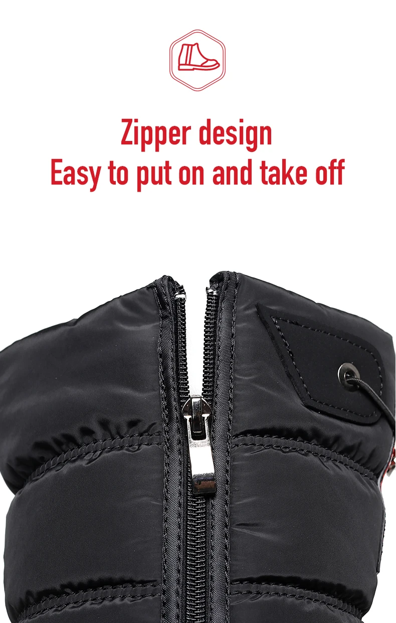 Women snow boots  platform winter boots thick plush waterproof non-slip boots  fashion women winter shoes  warm fur  botas mujer