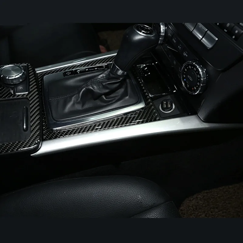 ABS Центральная панель переключения передачи отделка полосы 2 шт. для Mercedes Benz C Class W204 2008-2013 Автомобиль Стайлинг Аксессуары для интерьера