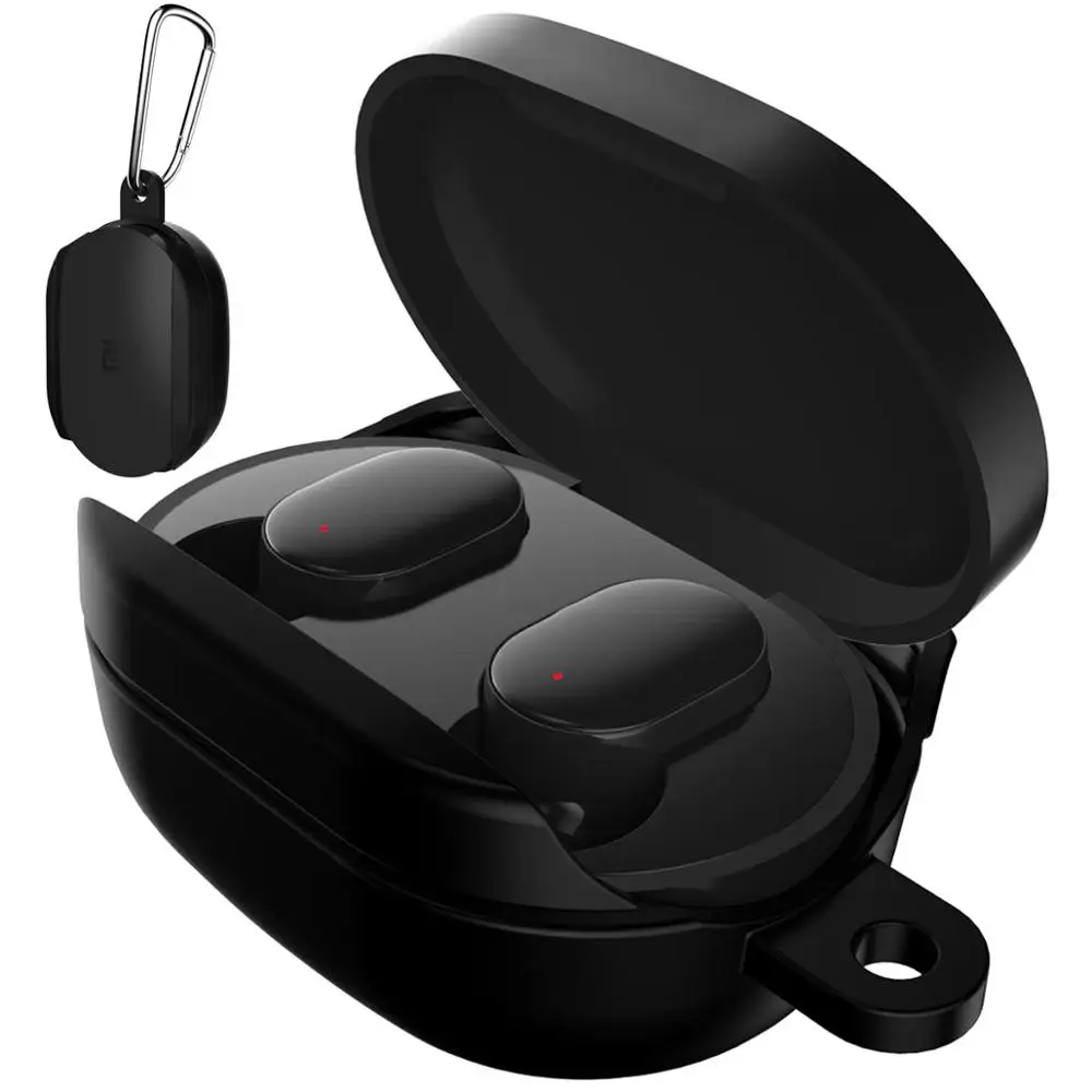 

Soft Silicone Earphone Boxes For Xiaomi Redmi Airdots Earphone Bags Protective Accessory For Redmi Airdots Cover Earplug Headset