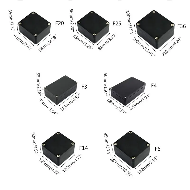 

Outdoor DIY Monitoring Junction Box IP67 Waterproof Dustproof Enclosure Case 448A
