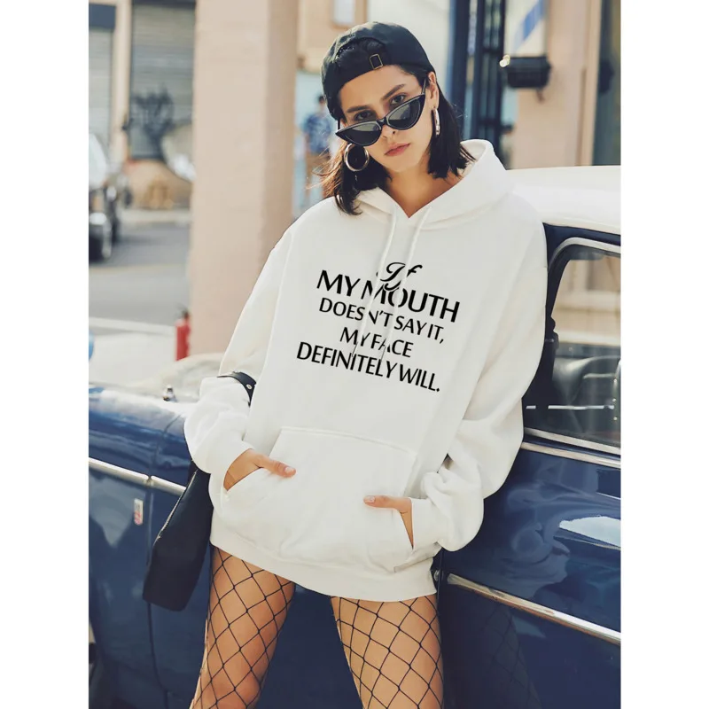 

Women 2020 Fall/Winter Sweatshirt New Casual Printed Loose Long Sleeve Oversized Hoodie Pullover Women Em*